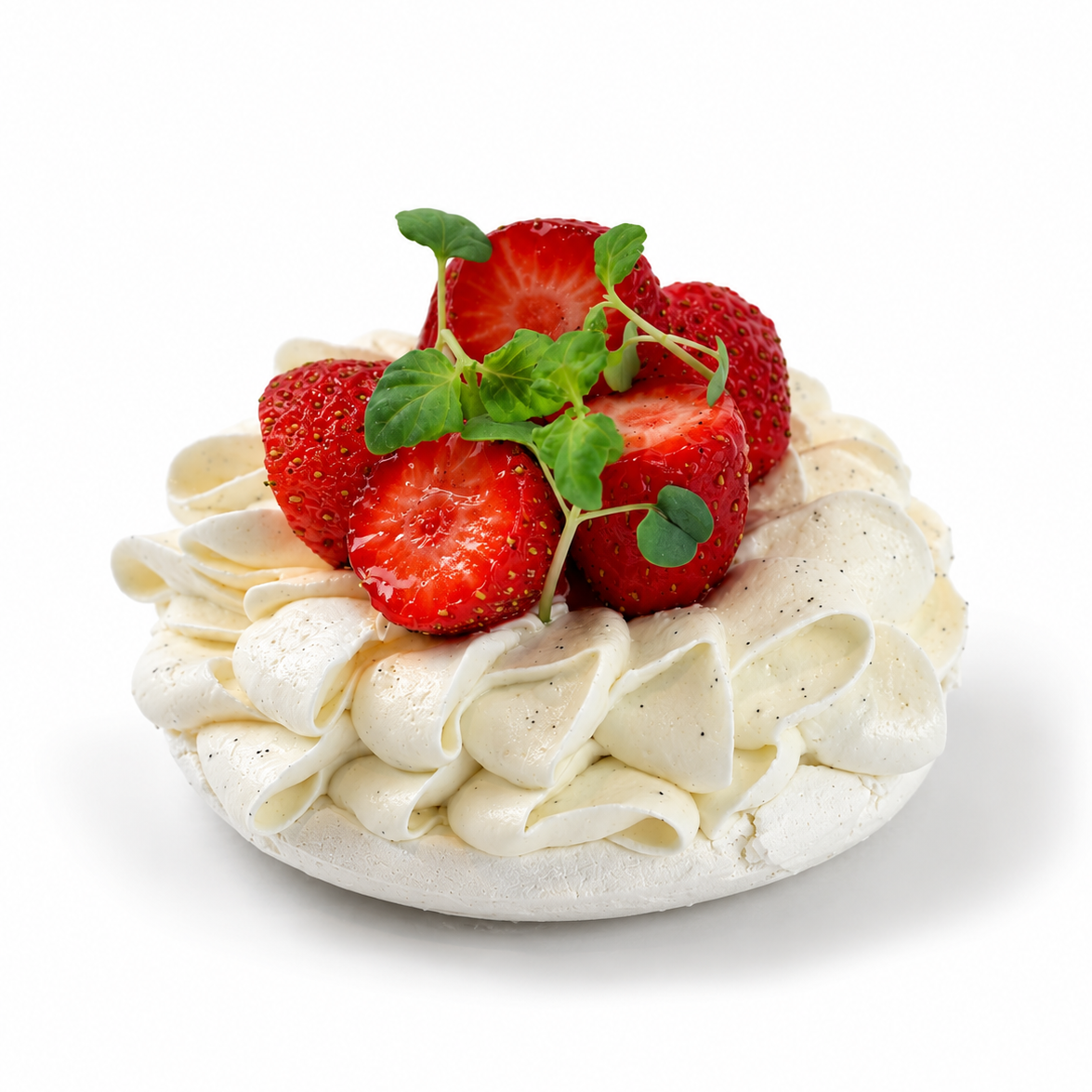 Pavlova aux fraises