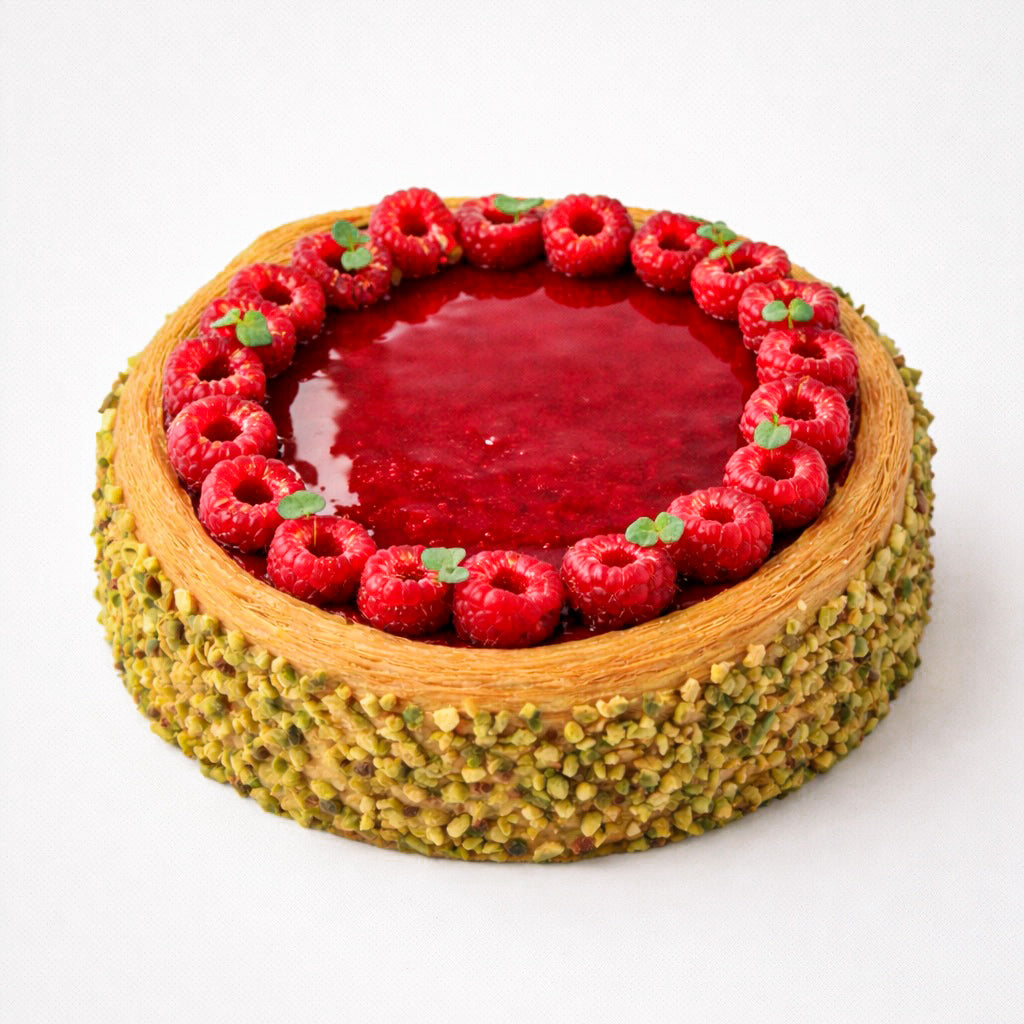 Flan Marbré Pistache Framboise